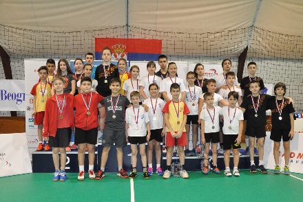 Školarci otvorili seriju badminton takmičenja u 2018.